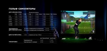 Golf simulator: Photo